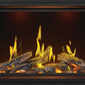 Napoleon - Tall Linear Vector™ 50 with Luminous Logs, Direct Vent Fireplace, Natural Gas, Electronic Ignition