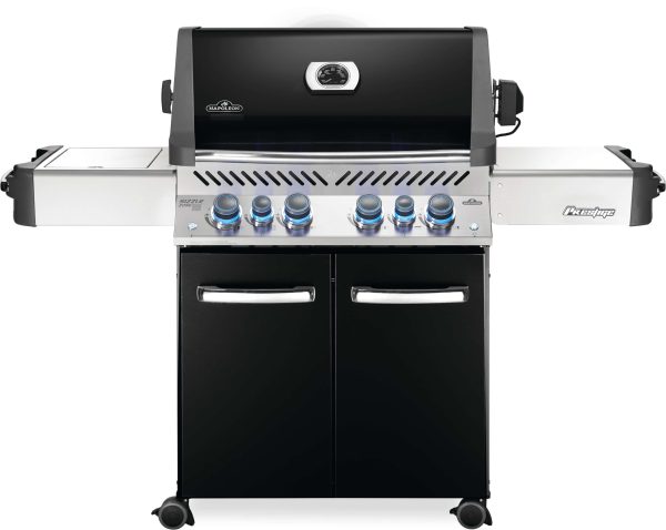 Napoleon - Prestige® 500 Propane Gas Grill with Infrared Side and Rear Burners, Black