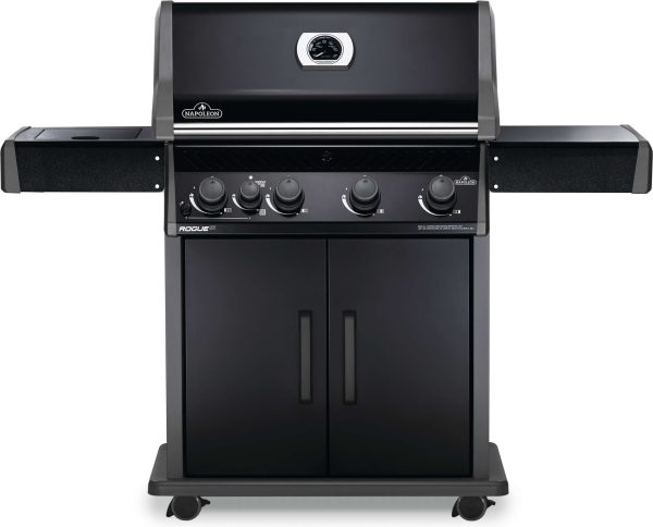Napoleon - Rogue® XT 525 Propane Gas Grill with Infrared Side Burner, Black