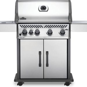 Napoleon - Rogue® XT 525 Propane Gas Grill with Infrared Side Burner, Stainless Steel