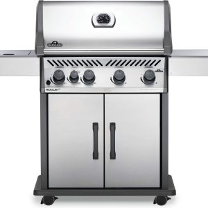 Napoleon - Rogue® XT 525 Natural Gas Grill with Infrared Side Burner, Stainless Steel