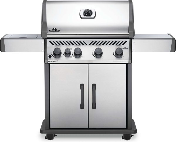 Napoleon - Rogue® XT 525 Natural Gas Grill with Infrared Side Burner, Stainless Steel