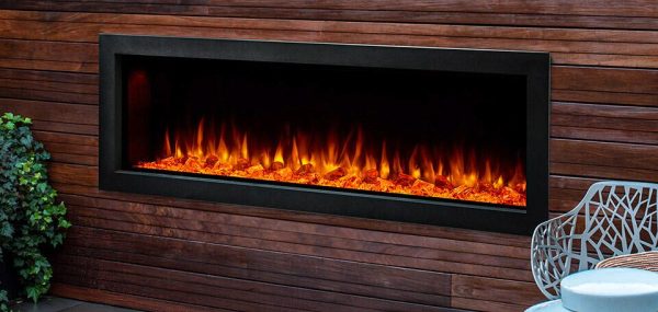 SimpliFire Forum Outdoor Electric Fireplace