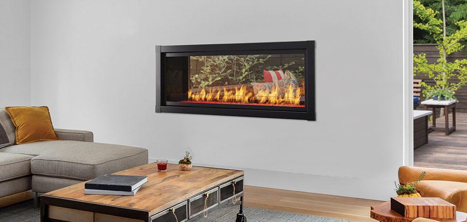 Monessen Hearth Artisan See-Through Vent Free Gas Fireplace