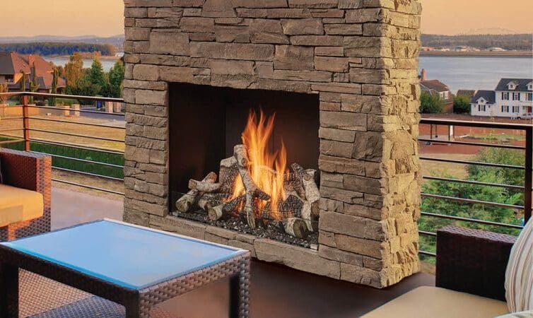 Fire Garden - 4035 Outdoor Traditional Gas Fireplaces